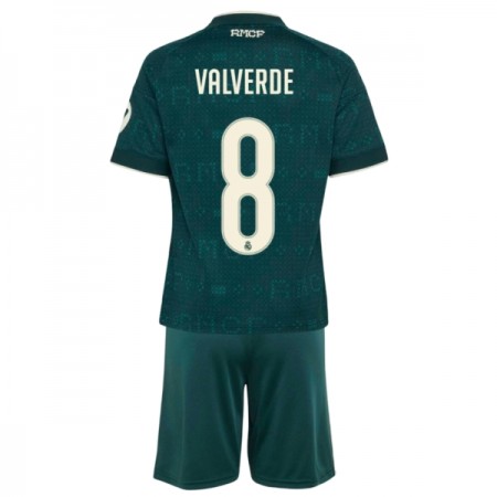 Real Madryt Valverde 8 Dziecięca Precz Koszulki Piłkarskie 2026-27 Krótki Rękaw (+ Krótkie spodenki) Real Madryt Valverde 8 Dziecięca Precz Koszulki Piłkarskie 2026-27 Krótki Rękaw (+ Krótkie spodenki)