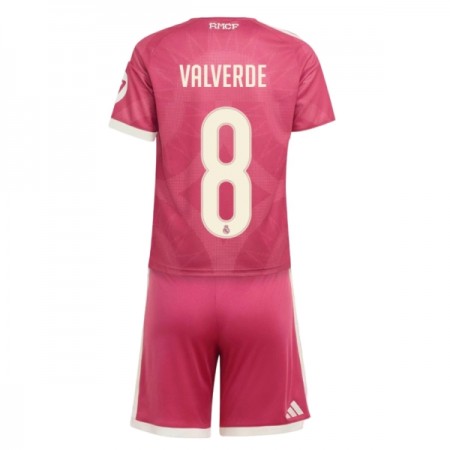 Real Madryt Valverde 8 Dziecięca Trzeciej Koszulki Piłkarskie 2026-27 Krótki Rękaw (+ Krótkie spodenki) Real Madryt Valverde 8 Dziecięca Trzeciej Koszulki Piłkarskie 2026-27 Krótki Rękaw (+ Krótkie spodenki)