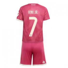 Real Madryt Vini JR. 7 Dziecięca Trzeciej Koszulki Piłkarskie 2026-27 Krótki Rękaw (+ Krótkie spodenki)