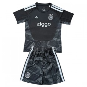 Ajax Amsterdam Bramkarskie Dziecięca Koszulki Piłkarskie 2026-27 Czarny Krótki Rękaw (+ Krótkie spodenki)