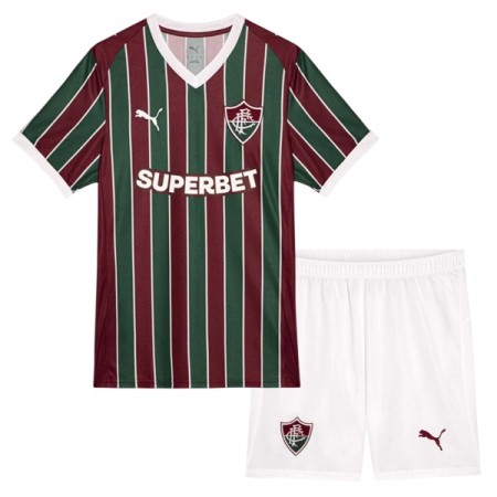 Fluminense FC Dziecięca Główna Koszulki Piłkarskie 2026-27 Krótki Rękaw (+ Krótkie spodenki)