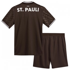 St Pauli Dziecięca Główna Koszulki Piłkarskie 2026-27 Krótki Rękaw (+ Krótkie spodenki)