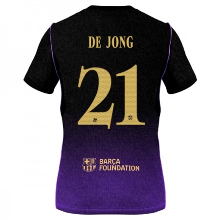 FC Barcelona F. De Jong 21 Precz Koszulki Piłkarskie 2026-27 Krótki Rękaw