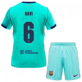 FC Barcelona Gavi 6 Dziecięca Trzeciej Koszulki Piłkarskie 2026-27 Krótki Rękaw (+ Krótkie spodenki)