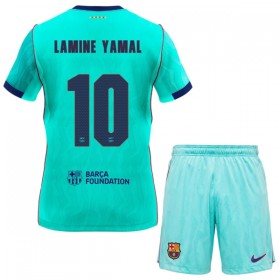 FC Barcelona Lamine Yamal 10 Dziecięca Trzeciej Koszulki Piłkarskie 2026-27 Krótki Rękaw (+ Krótkie spodenki)