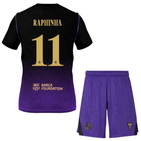 FC Barcelona Raphinha 11 Dziecięca Precz Koszulki Piłkarskie 2026-27 Krótki Rękaw (+ Krótkie spodenki) FC Barcelona Raphinha 11 Dziecięca Precz Koszulki Piłkarskie 2026-27 Krótki Rękaw (+ Krótkie spodenki)