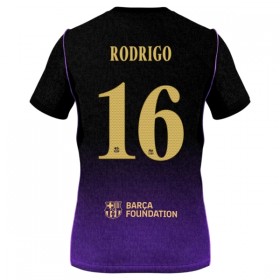 FC Barcelona Rodrigo 16 Precz Koszulki Piłkarskie 2026-27 Krótki Rękaw