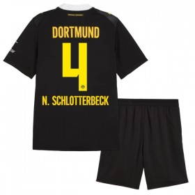 Borussia Dortmund N. Schlotterbeck 4 Dziecięca Precz Koszulki Piłkarskie 2026-27 Krótki Rękaw (+ Krótkie spodenki)