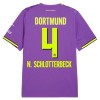 Borussia Dortmund N. Schlotterbeck 4 Trzeciej Koszulki Piłkarskie 2026-27 Krótki Rękaw