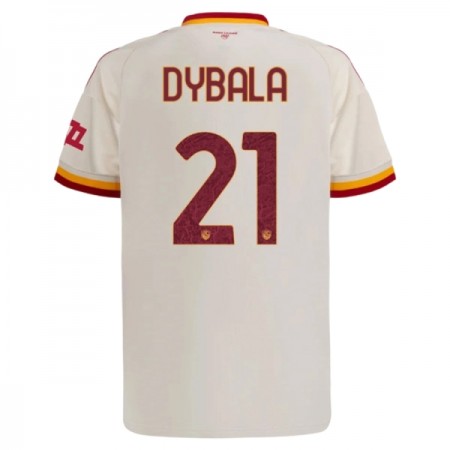AS Roma Dybala 21 Precz Koszulki Piłkarskie 2026-27 Krótki Rękaw AS Roma Dybala 21 Precz Koszulki Piłkarskie 2026-27 Krótki Rękaw