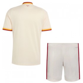 AS Roma Dziecięca Precz Koszulki Piłkarskie 2026-27 Krótki Rękaw (+ Krótkie spodenki)