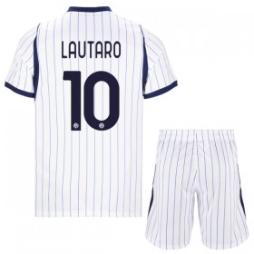 Inter Mediolan Lautaro 10 Dziecięca Precz Koszulki Piłkarskie 2026-27 Krótki Rękaw (+ Krótkie spodenki)