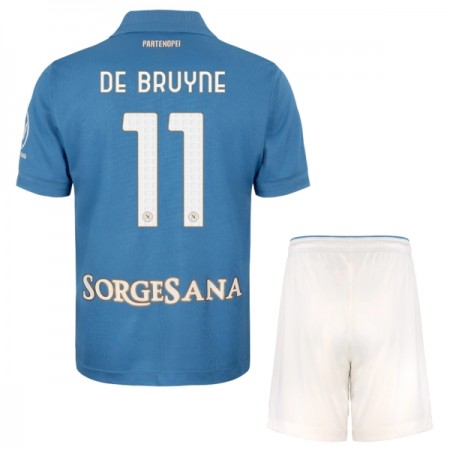 SSC Napoli De Bruyne 11 Dziecięca Główna Koszulki Piłkarskie 2026-27 Krótki Rękaw (+ Krótkie spodenki)