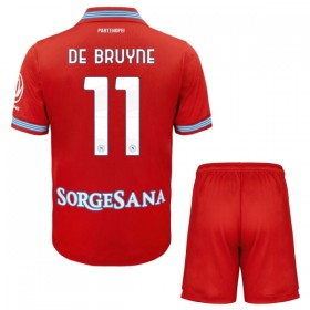 SSC Napoli De Bruyne 11 Dziecięca Trzeciej Koszulki Piłkarskie 2026-27 Krótki Rękaw (+ Krótkie spodenki)