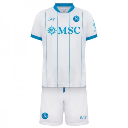 SSC Napoli Dziecięca Precz Koszulki Piłkarskie 2026-27 Krótki Rękaw (+ Krótkie spodenki)