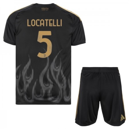 Juventus Locatelli 5 Dziecięca Trzeciej Koszulki Piłkarskie 2026-27 Krótki Rękaw (+ Krótkie spodenki) Juventus Locatelli 5 Dziecięca Trzeciej Koszulki Piłkarskie 2026-27 Krótki Rękaw (+ Krótkie spodenki)