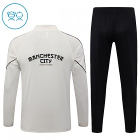 Manchester City Dziecięca 2026-27 Treningowa Ćwiartka-Suwak Szary