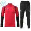 Manchester United Dziecięca 2026-27 Treningowa Ćwiartka-Suwak Czerwony Manchester United Dziecięca 2026-27 Treningowa Ćwiartka-Suwak Czerwony
