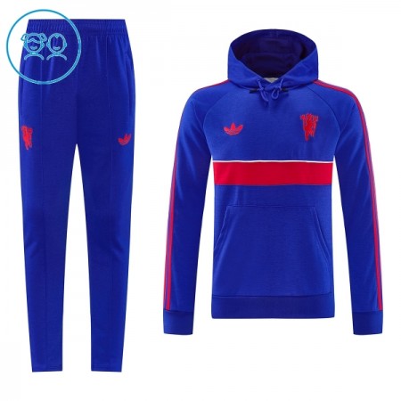 Manchester United Hoodie Dziecięca 2026-27 Treningowa Niebieski Manchester United Hoodie Dziecięca 2026-27 Treningowa Niebieski