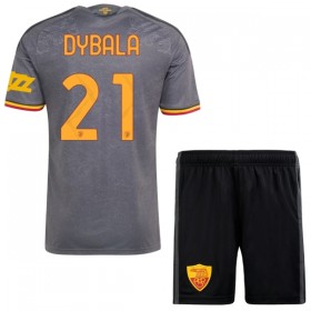 AS Roma Dybala 21 Dziecięca Trzeciej Koszulki Piłkarskie 2026-27 Krótki Rękaw (+ Krótkie spodenki)