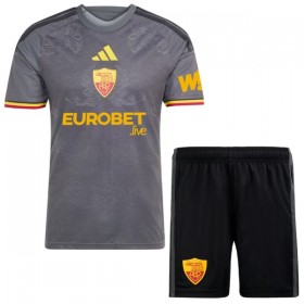AS Roma Dziecięca Trzeciej Koszulki Piłkarskie 2026-27 Krótki Rękaw (+ Krótkie spodenki)