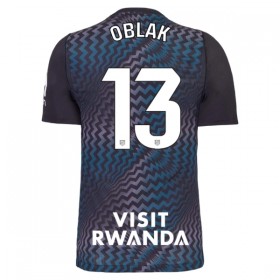 Atlético Madryt Oblak 13 Bramkarskie Koszulki Piłkarskie 2026-27 Czarny Krótki Rękaw