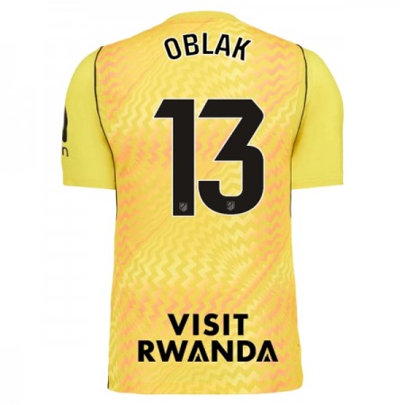 Atlético Madryt Oblak 13 Bramkarskie Koszulki Piłkarskie 2026-27 Żółty Krótki Rękaw Atlético Madryt Oblak 13 Bramkarskie Koszulki Piłkarskie 2026-27 Żółty Krótki Rękaw