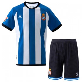 RCD Espanyol Dziecięca Główna Koszulki Piłkarskie 2026-27 Krótki Rękaw (+ Krótkie spodenki)
