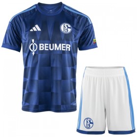 Schalke 04 Dziecięca Główna Koszulki Piłkarskie 2026-27 Krótki Rękaw (+ Krótkie spodenki)