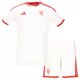 Sevilla FC Dziecięca Główna Koszulki Piłkarskie 2026-27 Krótki Rękaw (+ Krótkie spodenki)