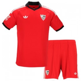 Sevilla FC Dziecięca Precz Koszulki Piłkarskie 2026-27 Krótki Rękaw (+ Krótkie spodenki)