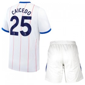 Chelsea Caicedo 25 Dziecięca Trzeciej Koszulki Piłkarskie 2026-27 Krótki Rękaw (+ Krótkie spodenki)