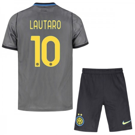 Inter Mediolan Lautaro 10 Dziecięca Trzeciej Koszulki Piłkarskie 2026-27 Krótki Rękaw (+ Krótkie spodenki) Inter Mediolan Lautaro 10 Dziecięca Trzeciej Koszulki Piłkarskie 2026-27 Krótki Rękaw (+ Krótkie spodenki)
