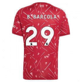 Liverpool B. Barcola 29 Główna Koszulki Piłkarskie 2026-27 Krótki Rękaw