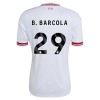 Liverpool B. Barcola 29 Precz Koszulki Piłkarskie 2026-27 Krótki Rękaw