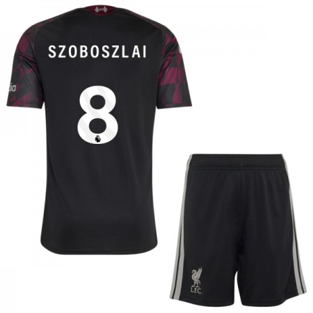 Liverpool Szoboszlai 8 Dziecięca Trzeciej Koszulki Piłkarskie 2026-27 Krótki Rękaw (+ Krótkie spodenki)