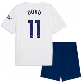 Manchester City Doku 11 Dziecięca Trzeciej Koszulki Piłkarskie 2026-27 Krótki Rękaw (+ Krótkie spodenki)
