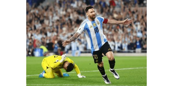 Messi strzelił 3 gole i zaliczył 2 asysty, pomagając Argentynie pokonać przeciwnika 6-0 Messi strzelił 3 gole i zaliczył 2 asysty, pomagając Argentynie pokonać przeciwnika 6-0