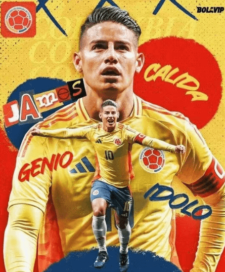 James Rodríguez prowadzi Kolumbię do nowej chwały